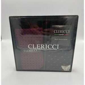 Clericci‎ Men's Tie And Socks Box Combo Set